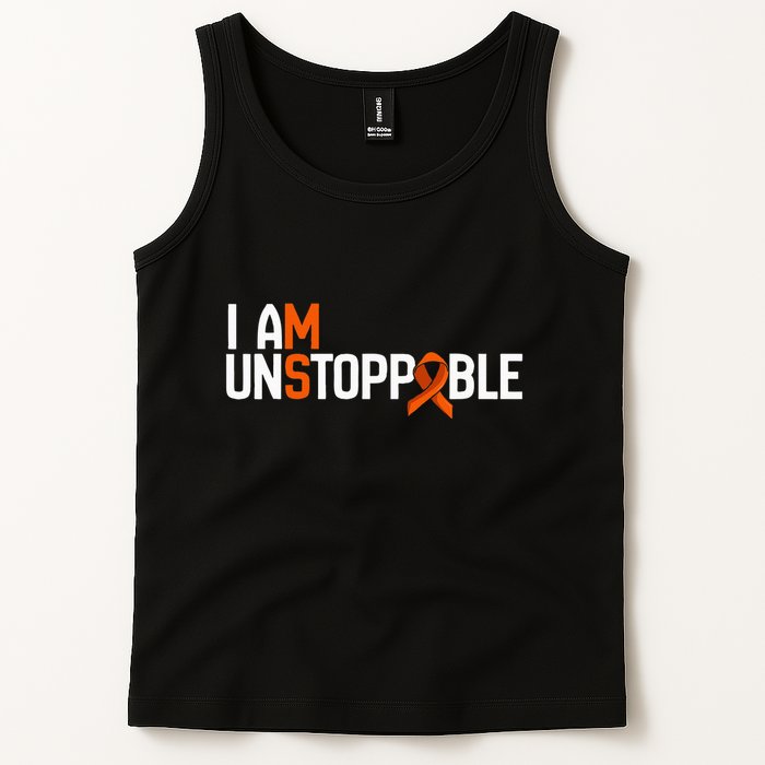 I Am Unstoppable Multiple Sclerosis Ms Awareness Tank Top