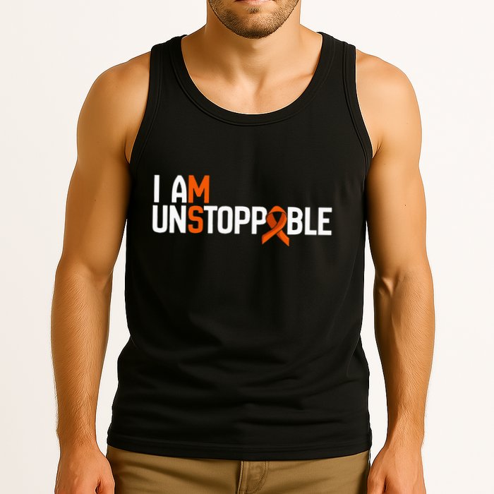 I Am Unstoppable Multiple Sclerosis Ms Awareness Tank Top