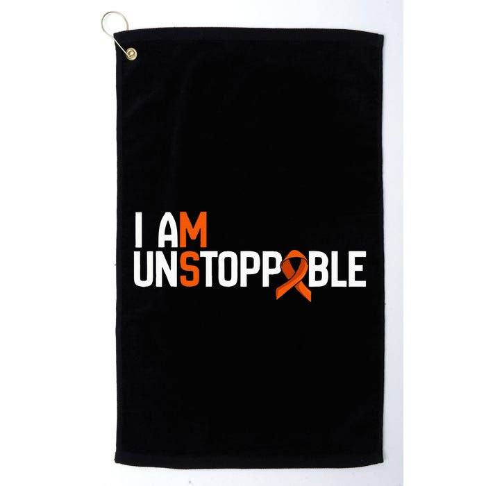 I Am Unstoppable Multiple Sclerosis Ms Awareness Golf Towel