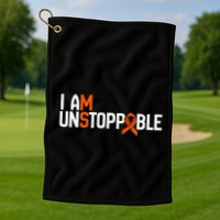 I Am Unstoppable Multiple Sclerosis Ms Awareness Golf Towel