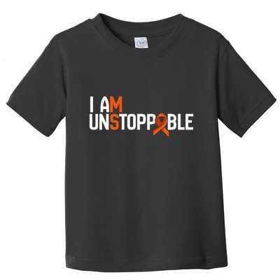 I Am Unstoppable Multiple Sclerosis Ms Awareness Toddler T-Shirt