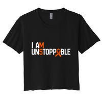 I Am Unstoppable Multiple Sclerosis Ms Awareness Crop Top