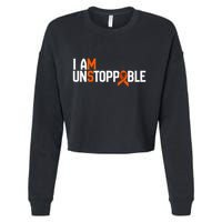 I Am Unstoppable Multiple Sclerosis Ms Awareness Cropped Pullover Crew