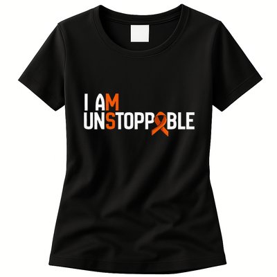 I Am Unstoppable Multiple Sclerosis Ms Awareness Womens T-Shirt