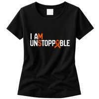 I Am Unstoppable Multiple Sclerosis Ms Awareness Womens T-Shirt