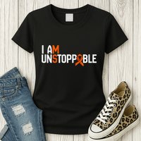 I Am Unstoppable Multiple Sclerosis Ms Awareness Womens T-Shirt