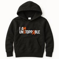 I Am Unstoppable Multiple Sclerosis Ms Awareness Kids Hoodie