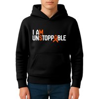I Am Unstoppable Multiple Sclerosis Ms Awareness Kids Hoodie