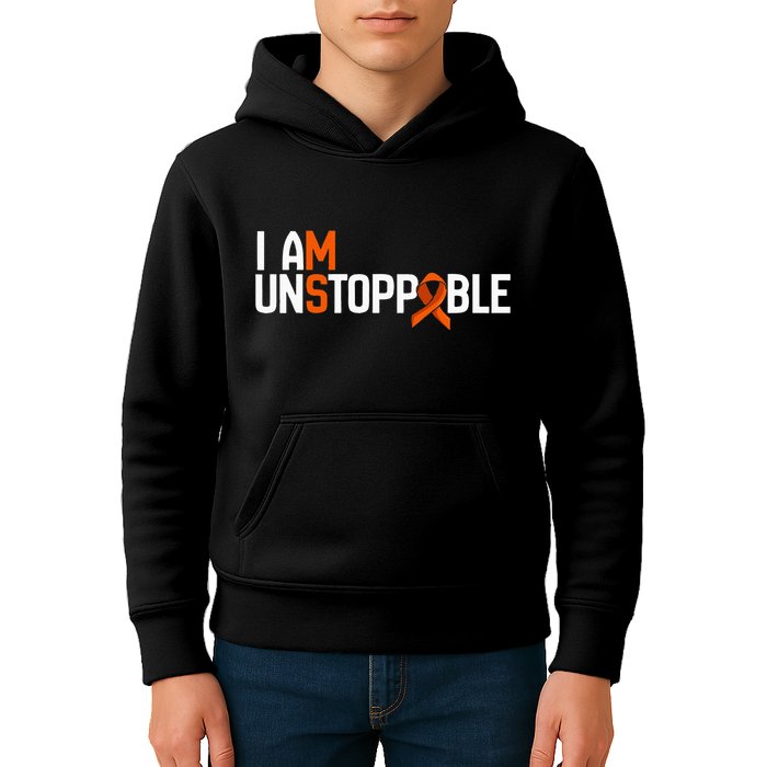 I Am Unstoppable Multiple Sclerosis Ms Awareness Kids Hoodie