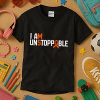 I Am Unstoppable Multiple Sclerosis Ms Awareness Kids T-Shirt