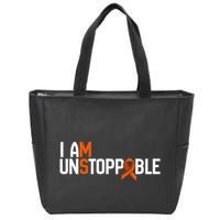 I Am Unstoppable Multiple Sclerosis Ms Awareness Zip Tote Bag