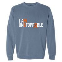 I Am Unstoppable Multiple Sclerosis Ms Awareness Garment-Dyed Sweatshirt