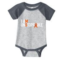 I Am Unstoppable Multiple Sclerosis Ms Awareness Infant Baby Jersey Bodysuit