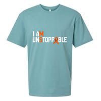 I Am Unstoppable Multiple Sclerosis Ms Awareness Sueded Cloud Jersey T-Shirt