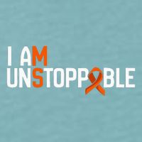 I Am Unstoppable Multiple Sclerosis Ms Awareness Sueded Cloud Jersey T-Shirt