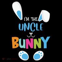 I'm A Uncle Bunny Cute Rabbit Ears Family Easter Day Impact Tech Backpack