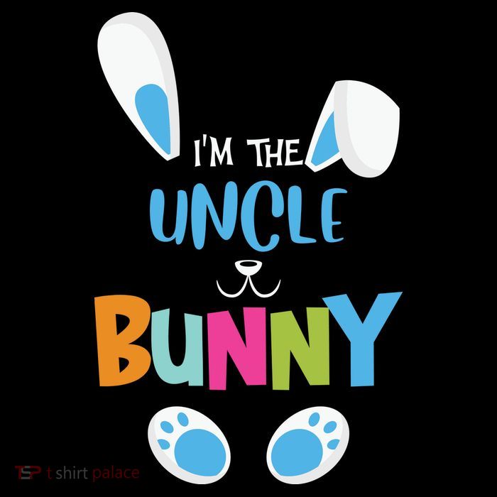 I'm A Uncle Bunny Cute Rabbit Ears Family Easter Day Cooling Performance Long Sleeve Crew