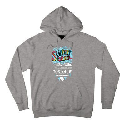 Israel America Unity Pride Support Tall Hoodie