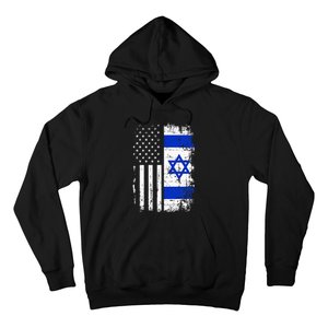 Israel and USA Friendship Flag Hoodie