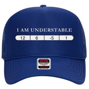 I Am Understable Disc Golf High Crown Mesh Back Trucker Hat