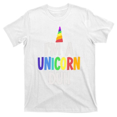 Im A Unicorn Duh Halloween Costume T-Shirt