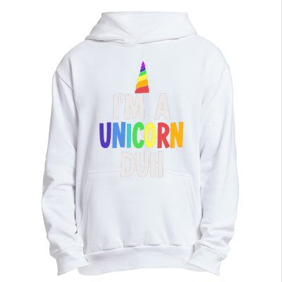 Im A Unicorn Duh Halloween Costume Urban Pullover Hoodie