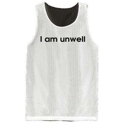 I Am Unwell Mesh Reversible Basketball Jersey Tank