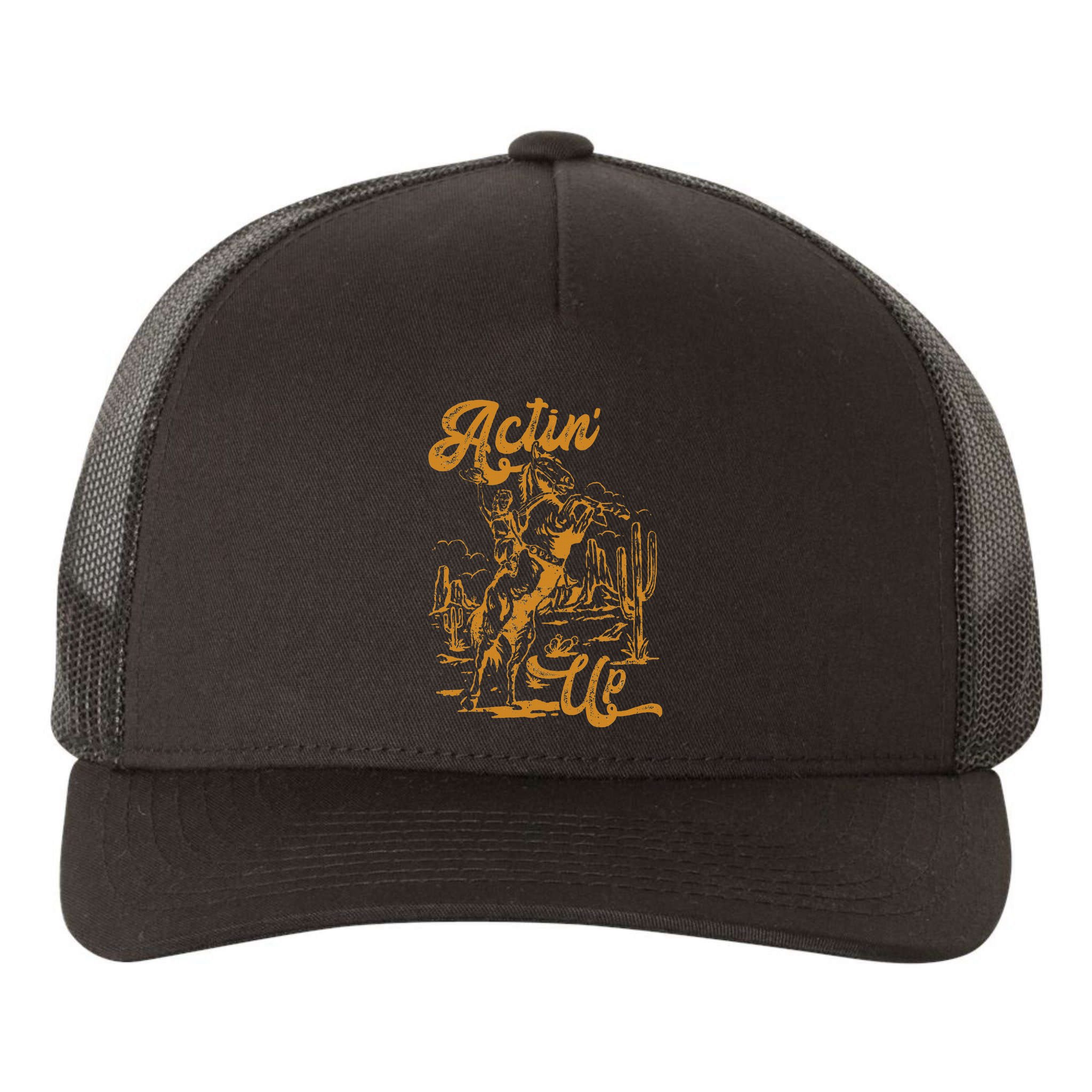 IM Actin Up IM Acting Up Yupoong Adult 5-Panel Trucker Hat