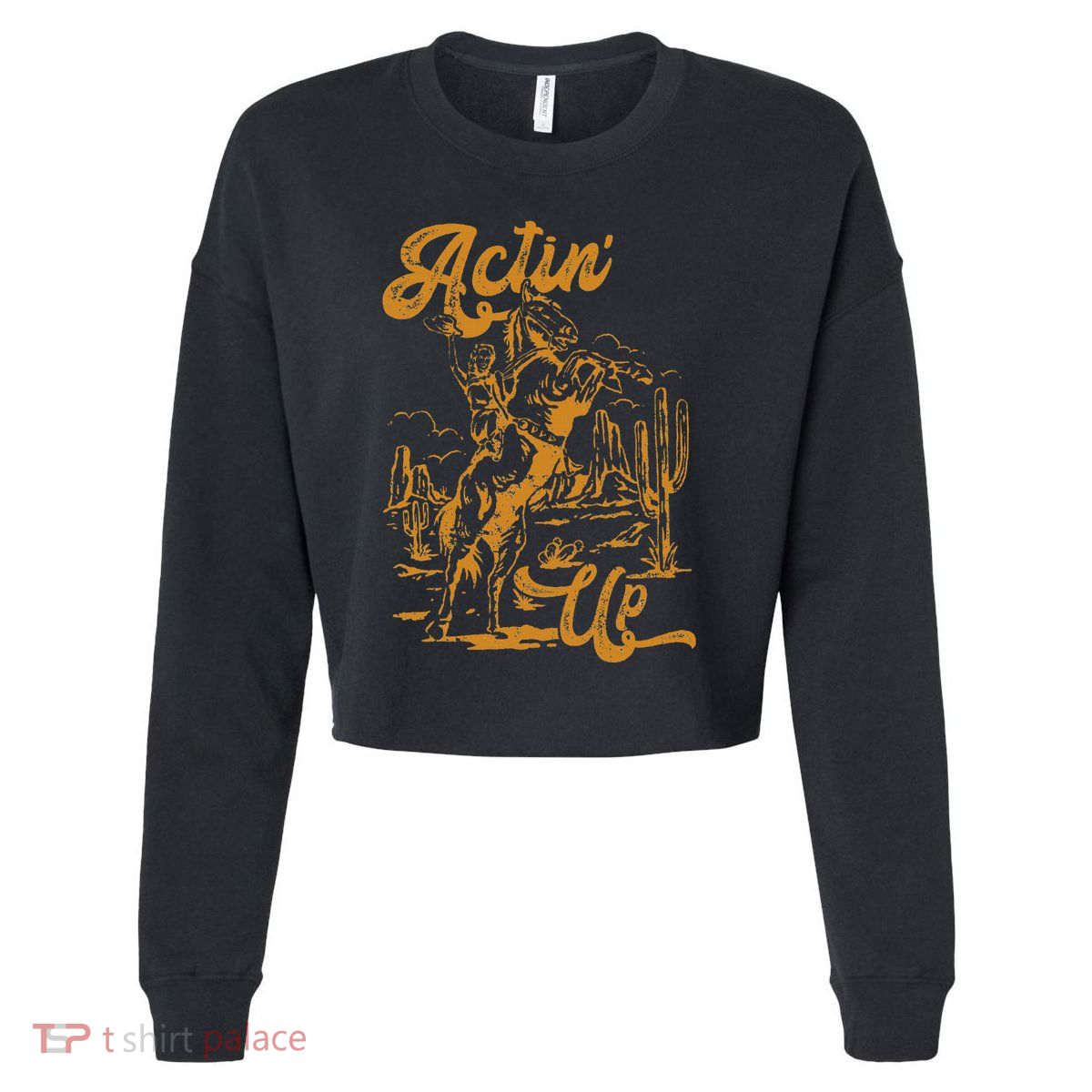 IM Actin Up IM Acting Up Cropped Pullover Crew