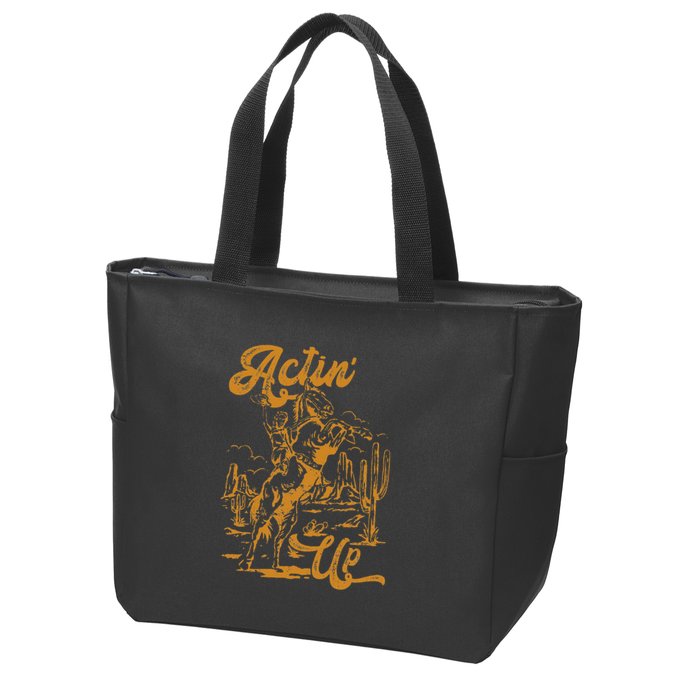IM Actin Up IM Acting Up Zip Tote Bag