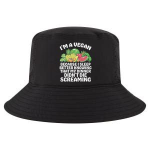 I'm A Vegan Vegetable Fruits Food Vegan Day Vegetarian Gift Cool Comfort Performance Bucket Hat