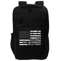 IM A Veteran Not A Sucker Or A Loser Patriotic Quotes Impact Tech Backpack