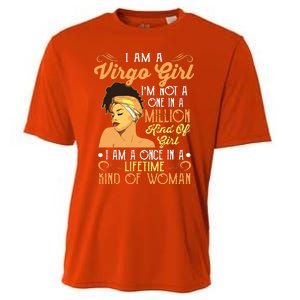 Im A Virgo Girl Black Women Shirts Virgo Girl Cooling Performance Crew T-Shirt