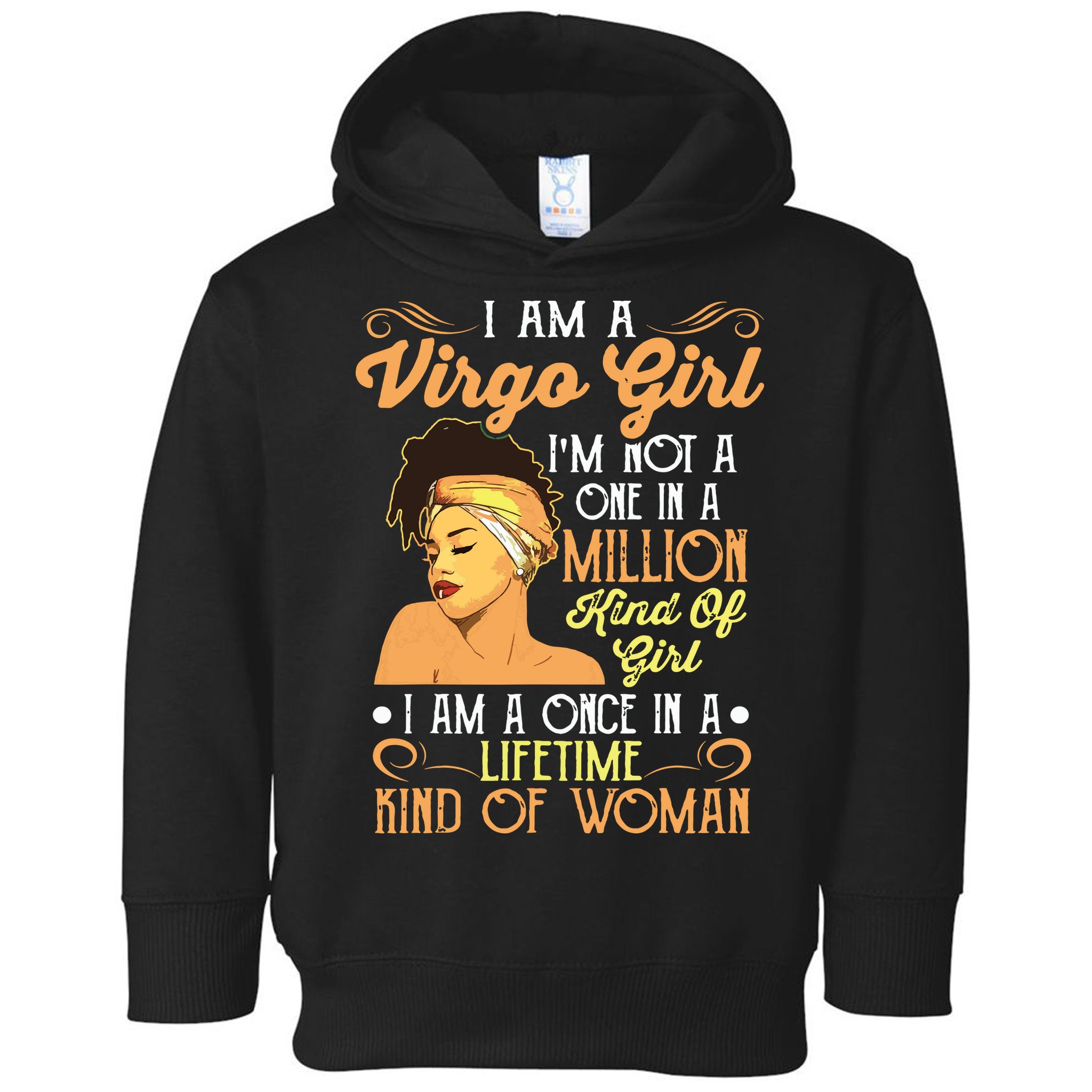 Im A Virgo Girl Black Women Shirts Virgo Girl Toddler Hoodie