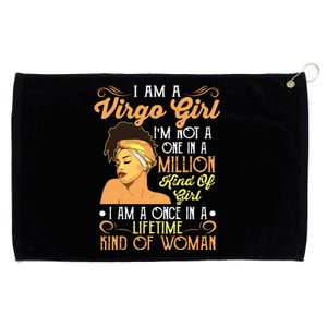 Im A Virgo Girl Black Women Shirts Virgo Girl Grommeted Golf Towel