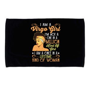 Im A Virgo Girl Black Women Shirts Virgo Girl Microfiber Hand Towel