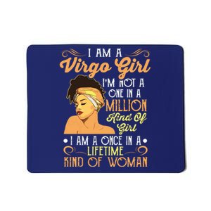 Im A Virgo Girl Black Women Shirts Virgo Girl Mousepad