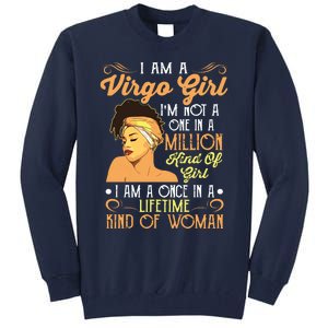 Im A Virgo Girl Black Women Shirts Virgo Girl Tall Sweatshirt