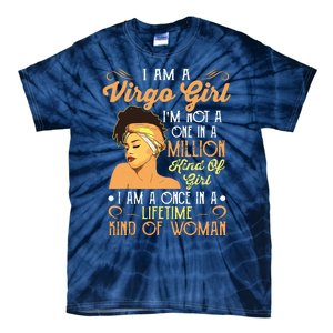 Im A Virgo Girl Black Women Shirts Virgo Girl Tie-Dye T-Shirt