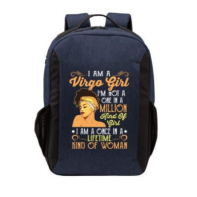 Im A Virgo Girl Black Women Shirts Virgo Girl Vector Backpack