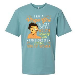 Im A Virgo Girl Black Women Shirts Virgo Girl Sueded Cloud Jersey T-Shirt