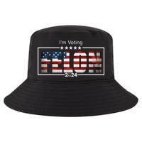I Am Voting Felon 2024 Trump Usa Flag Cool Comfort Performance Bucket Hat