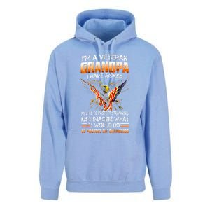 IM A Veteran Grandpa I Have Risked My Life To Protect Strangers Unisex Surf Hoodie