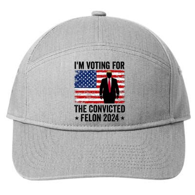 Convinced Felon 2024 7-Panel Snapback Hat