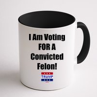 I Am Voting For A Convicted Felon Trump 2024 Mug