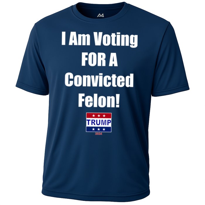 I Am Voting For A Convicted Felon Trump 2024 Performance Shirt