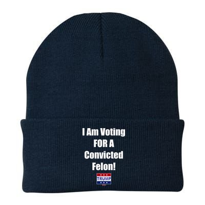 I Am Voting For A Convicted Felon Trump 2024 Beanie