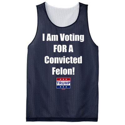 I Am Voting For A Convicted Felon Trump 2024 Mesh Reversible Basketball Jersey Tank