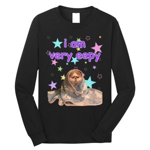 I Am Very Eepy Funny Cat Blanket Long Sleeve Shirt