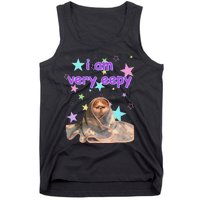 I Am Very Eepy Funny Cat Blanket Tank Top